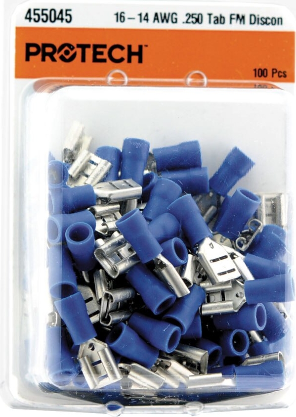 Rheem® 455045 ProTech 16-14 AWG Insulated Quick Connect - 1/4 in Tab, 100 / Pk