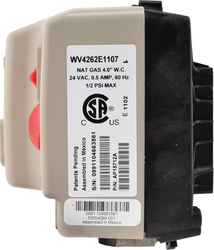 Rheem® SP20296 ProTech 1/2 x 1/2 Gas Control Valve / Thermostat - 36,800 BTU/h, NPT x NPT, For Models Incl 12G50-38E2FN4 / GG40T06TVT / SG40T12TVT