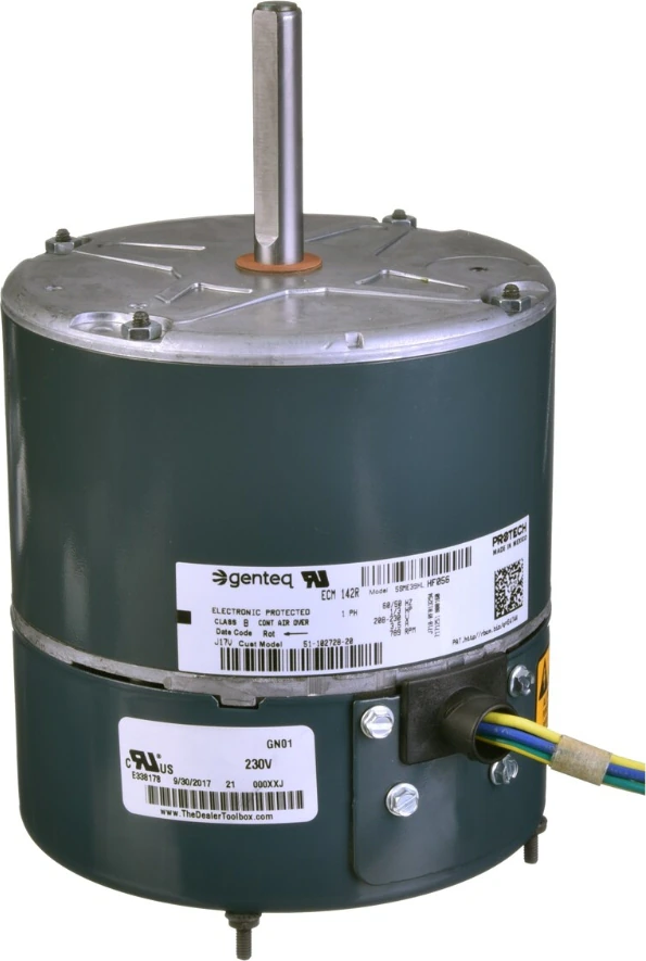 Rheem® 51-102728-20 ProTech 1/3 HP Variable-Speed ECM Condenser Fan Motor - 789 RPM, 208/230V, 1 ph, CCW