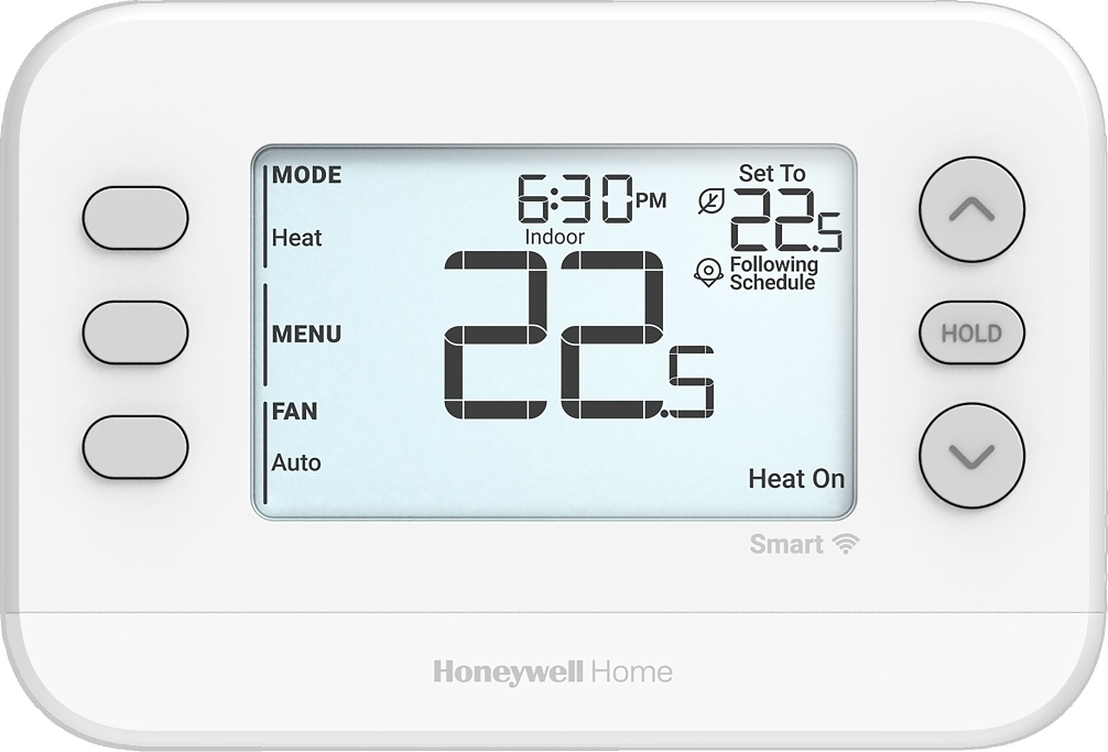 Honeywell TH2110WF4008/U FocusPRO S200 Smart Thermostat - 1H/1C, Backlit LCD, Hardwired, White