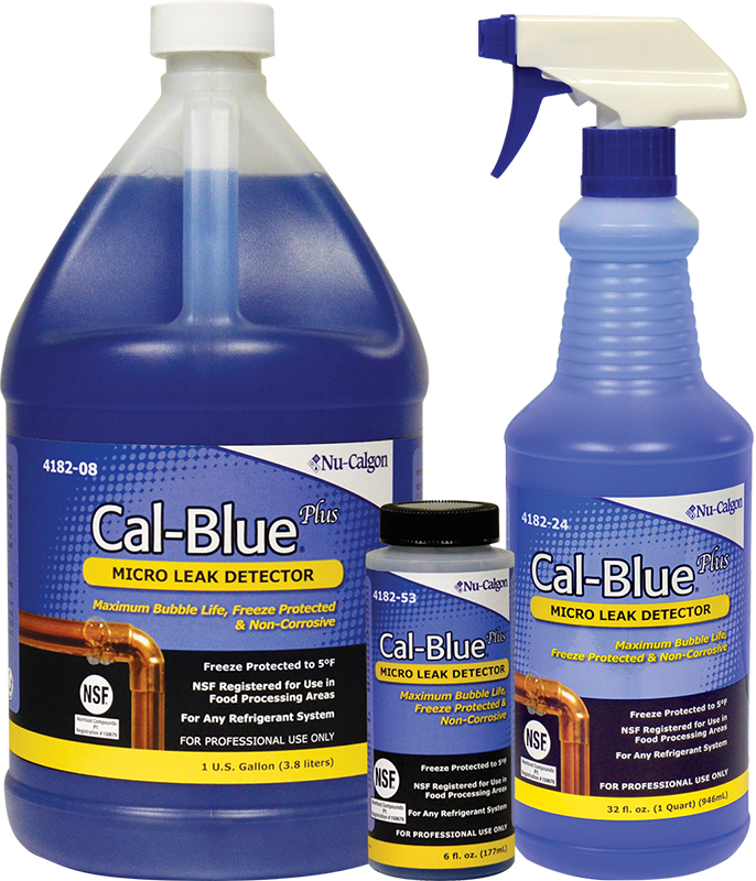 Nu-Calgon 4182-24 Cal-Blue Plus Gas Leak Detector - 1 qt